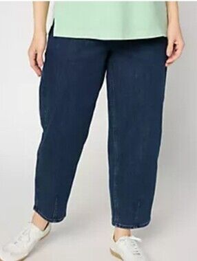 Barrel Leg Ankle Jeans New 26